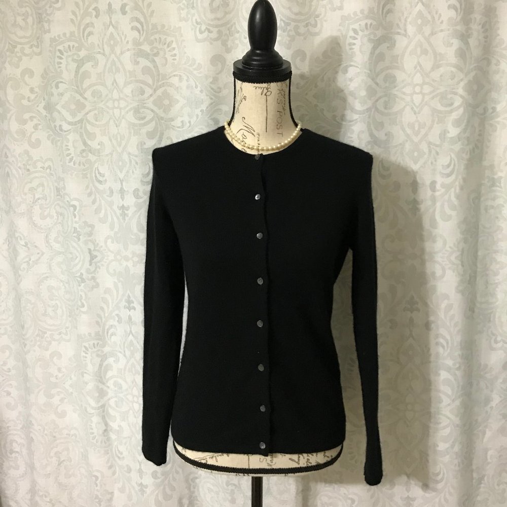 Lord & Taylor 2-Ply 100% Cashmere Cardigan Sweater